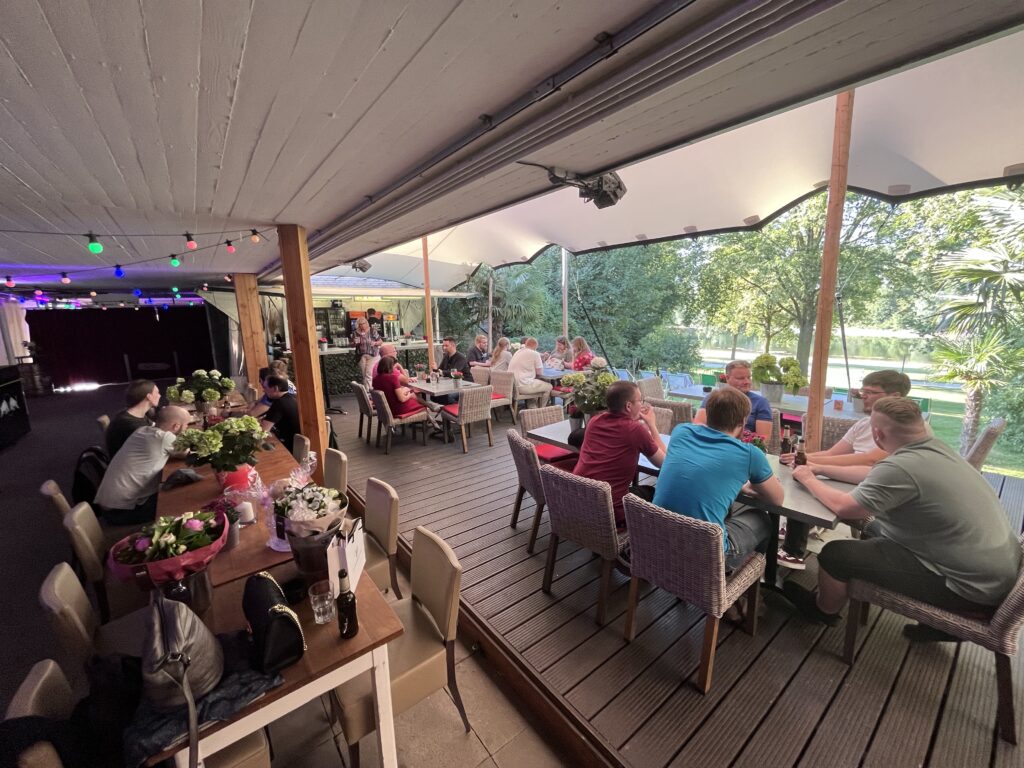 Auf der Terrasse